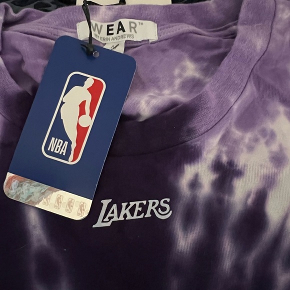 NBA Official LA Lakers tie dye top NWT - Picture 4 of 5